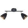 Luminaire COTY bande 2xE14 - noir mat 