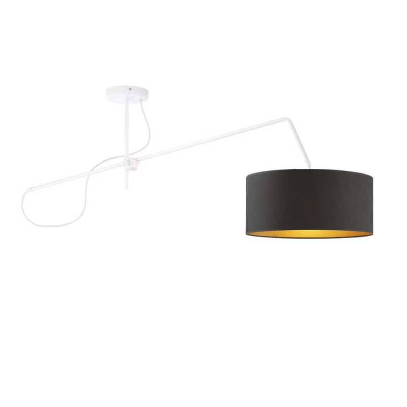 Lustre RIO GOLD E27 - noir / noir / doré mat 