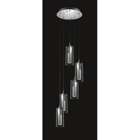 Lampe Suspendue design Lustre VERIZON W-5 MR11
