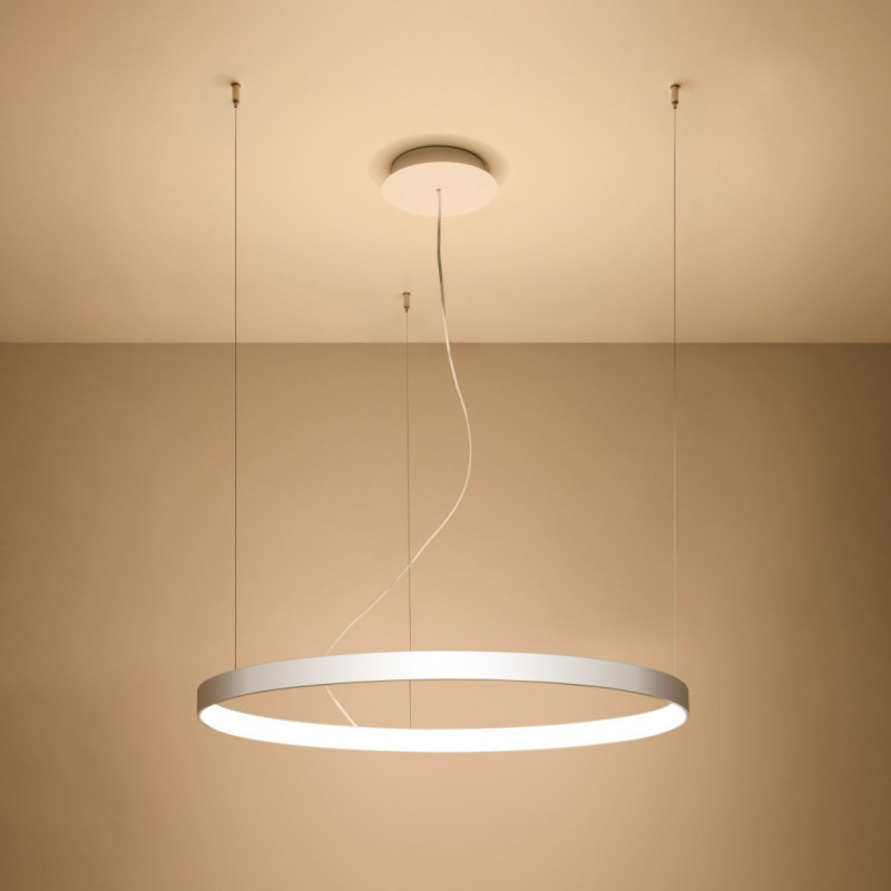 Suspension Design Lustre RIO 110cm LED 70W 3000K CRI90 - blanc