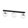 Moulure pour plafond SFERA 3xE14 - noir / chrome 