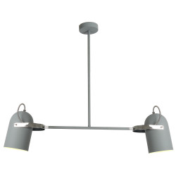 Suspension luminaire design Luminaire suspendu GREY 2xE14 - gris