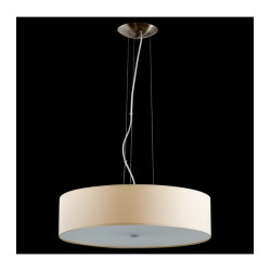 Lampe en suspension abat jour Design TONGA 50 3xE27 - blanc