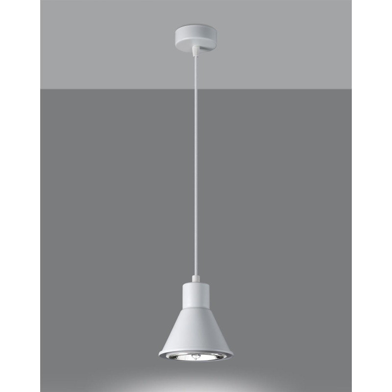 Suspension luminaire TAZILA GU10 ES111 - blanc