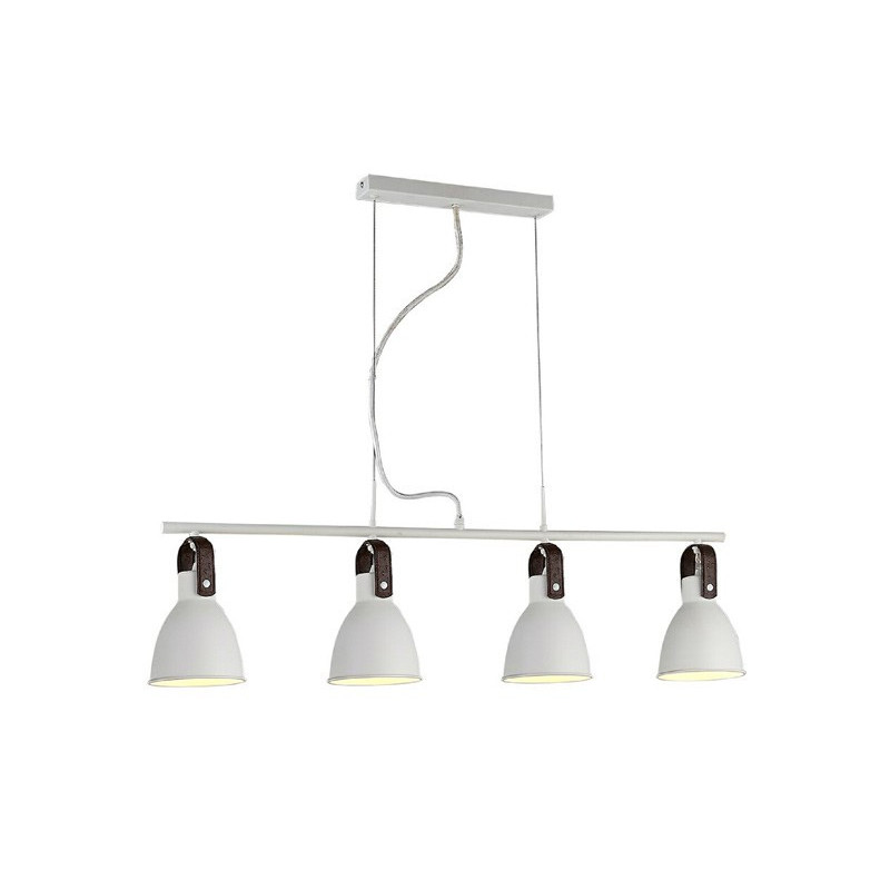 Suspension luminaire TESSIO 4 E27 4x40W blanc