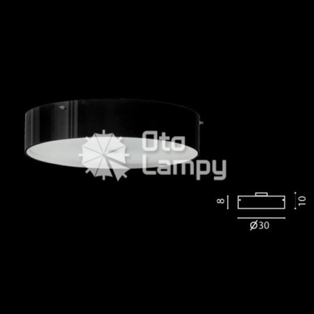 LIMA E14 SMALL plafonnier flash noir 