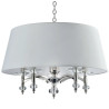 Luminaire suspendue Lustre classique en cristal VERONA blanc