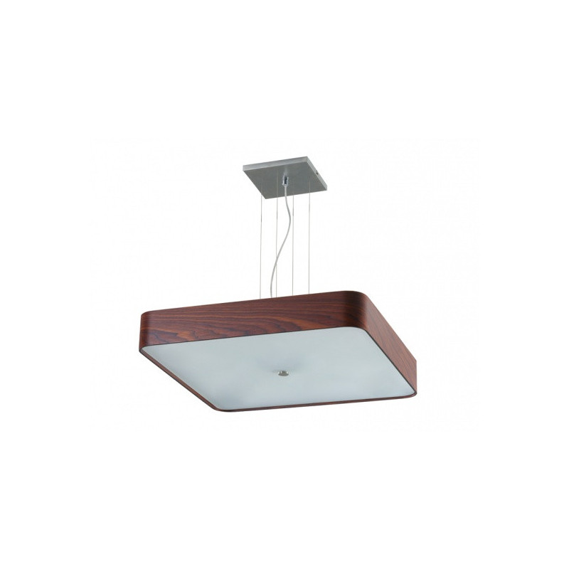 Luminaire suspension DOMINO 50 W-4 E14 avec Abat-Jour