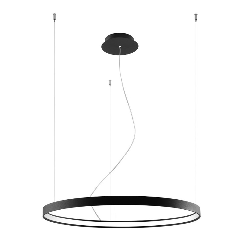 Suspension Design Lustre RIO 78cm LED 50W 3000K CRI90 - noir