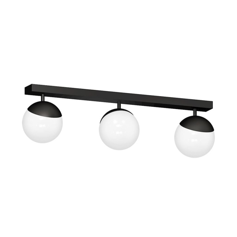 Moulure pour plafond SFERA 3xE14 - noir 