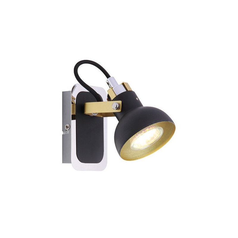 Luminaire MARIO 1D GU10 noir 