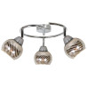 Luminaire FORT spirale 3xE14 - chrome 