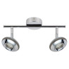 Luminaire SKIPPER LED strip 2x6W - chrome 