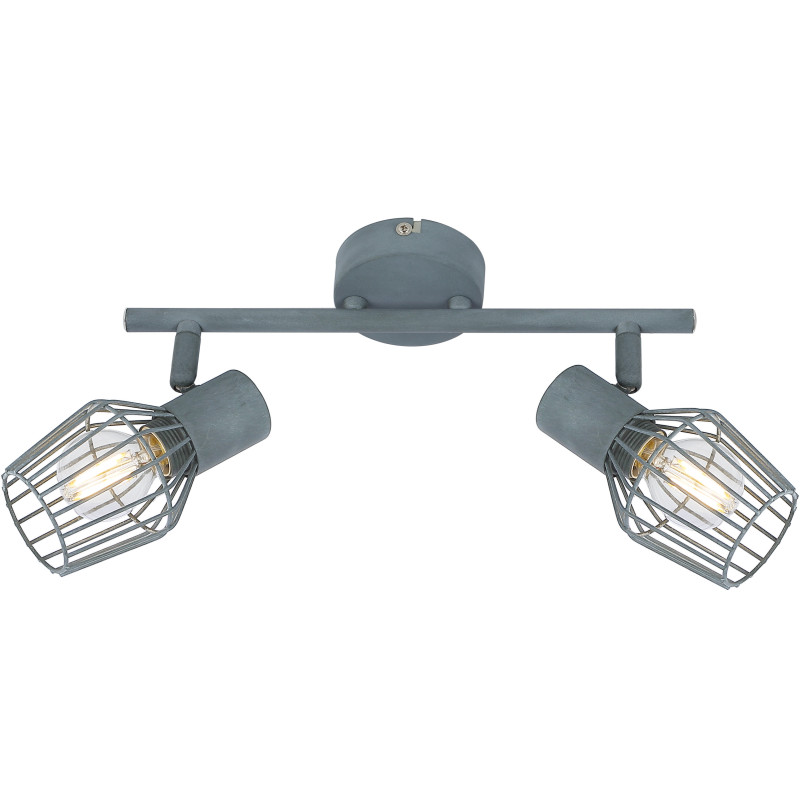 Luminaire VIKING bande 2xE14 - gris 