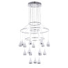 Lampe Design suspendue TELESTO CH LED 18x5W 3000K - chrome