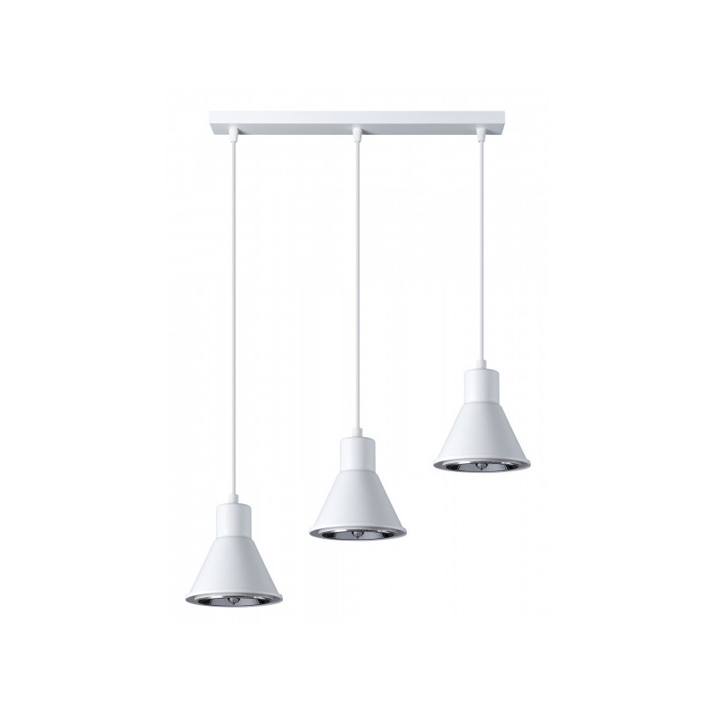 Suspension design TAZILA 3xGU10 ES111 - blanc