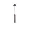 Lampe Suspendue design TUBO 1 GU10 50W noir, chrome