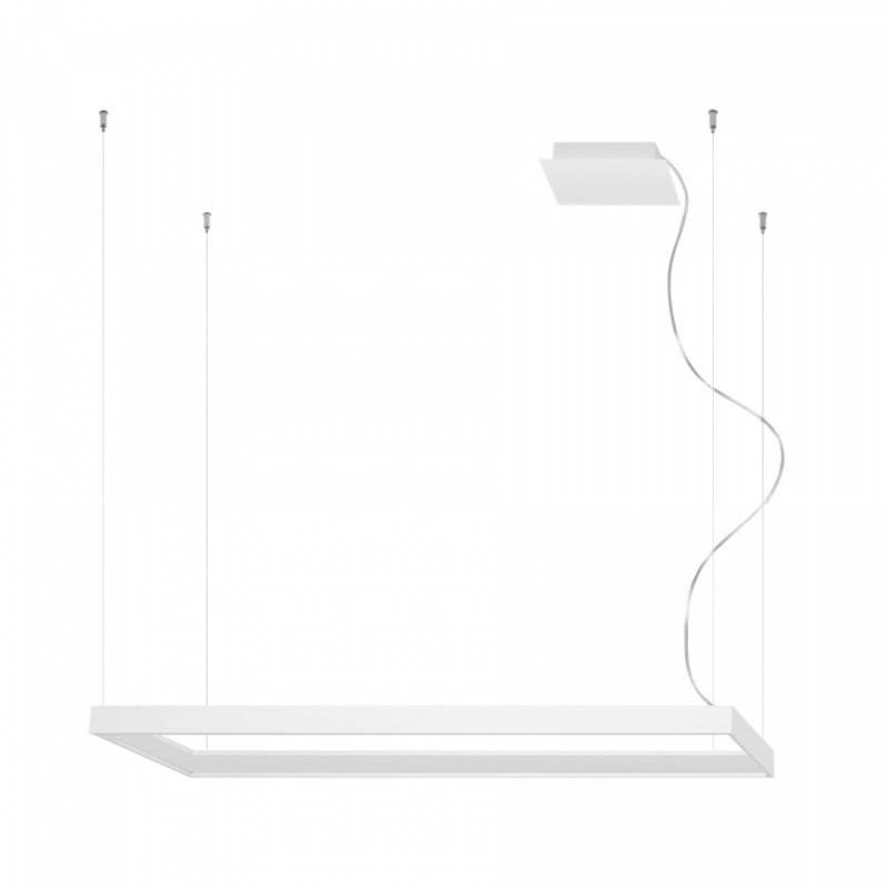 Suspension luminaire TUULA L LED 50W 4000K CRI95 - blanc