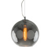 Suspension luminaire design SPECTRE E27 - chrome / fumé