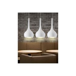 Suspension luminaire design SOUL E27 3x40W blanc