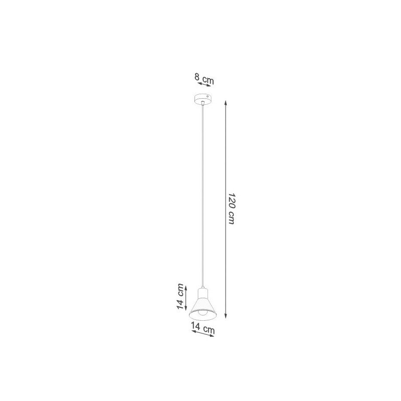 Suspension design TALEJA E27 - blanc