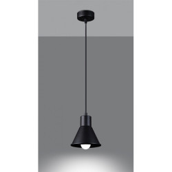 Lampe Suspendue design TALEJA E27 - noir