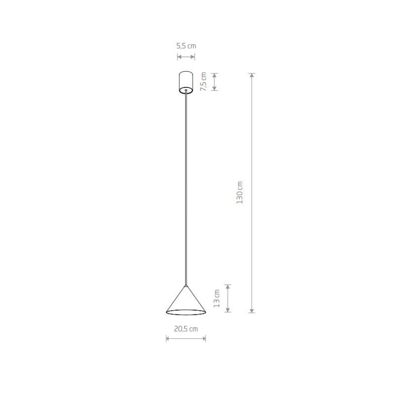 Suspension design ZENITH S GU10 - blanc