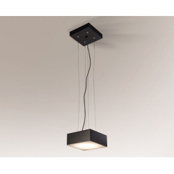 Lampe Design suspendue ZAMA LED 15W 3000K - noir