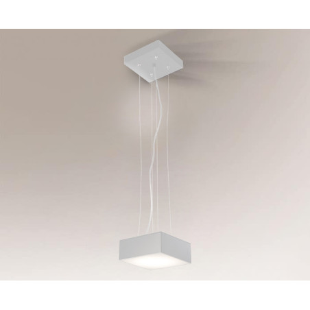 Lampe Design suspendue ZAMA LED 15W 3000K - blanc