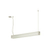 Suspension luminaire Le lustre TRAVERSO VI, blanc sablé G9