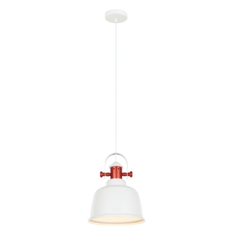Lampe industrielle en suspension TREPPO E27 - blanc