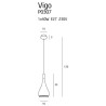 Suspension luminaire VIGO E27 - or