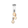 Suspension design VOLTA 3 E27 3x40W gris