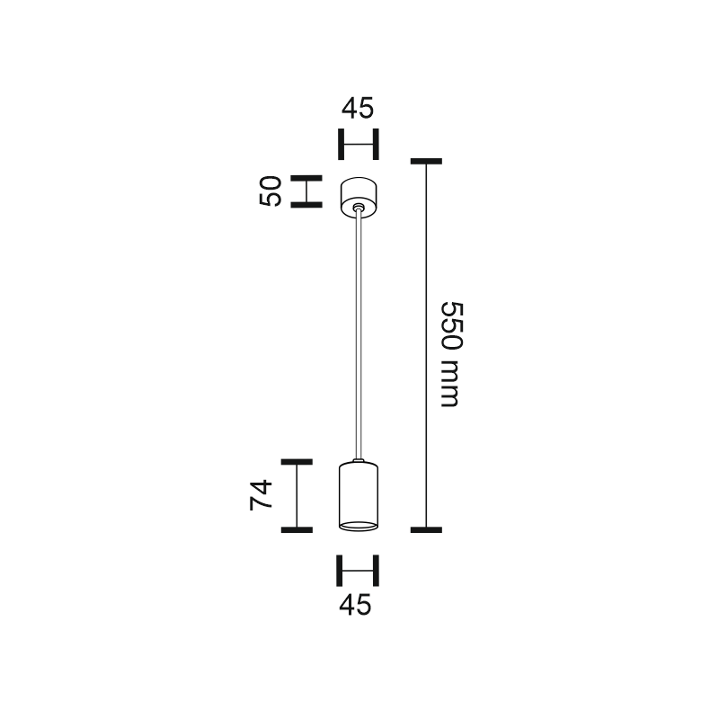 Plafonnier DAKATA GU10 MR11 - blanc 