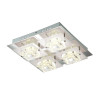 Plafonnier Bruna LED 4x4W 3000K chromé 