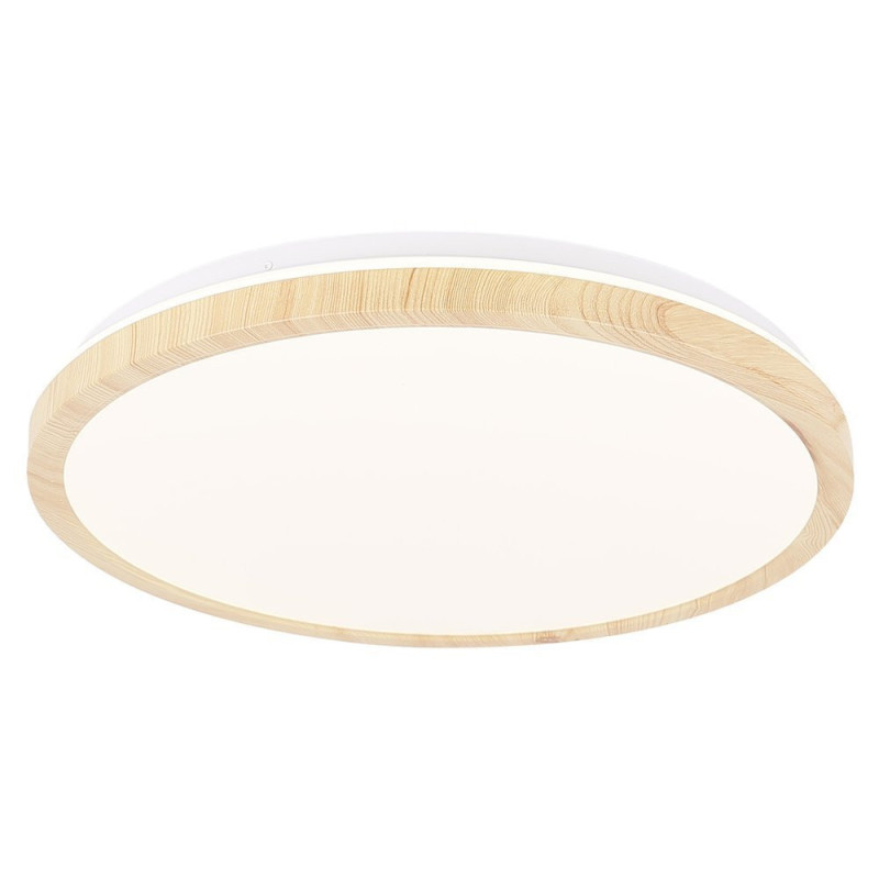 Plafonnier GANDAVA LED 36W 4000K - blanc / bois 