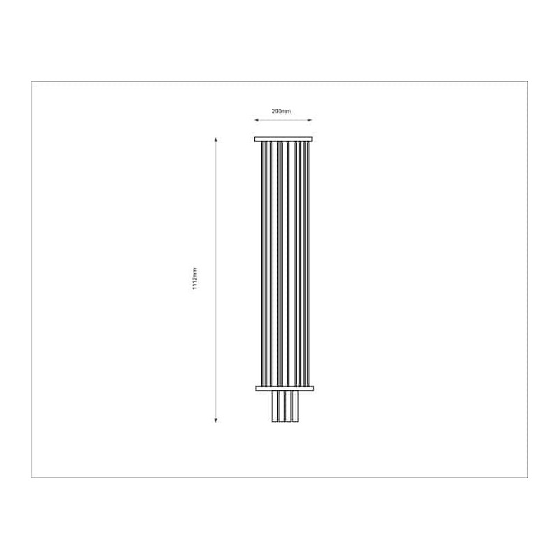 Plafonnier DOHAR IHI 8xG9 - blanc / chrome 