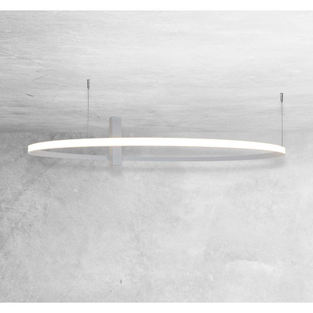 Plafonnier extérieur LED AGARI ring 38W 4000K CRI90 - blanc 