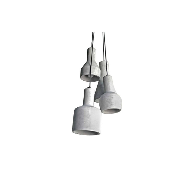 Suspension design KARINA 4 E14 4x40W gris