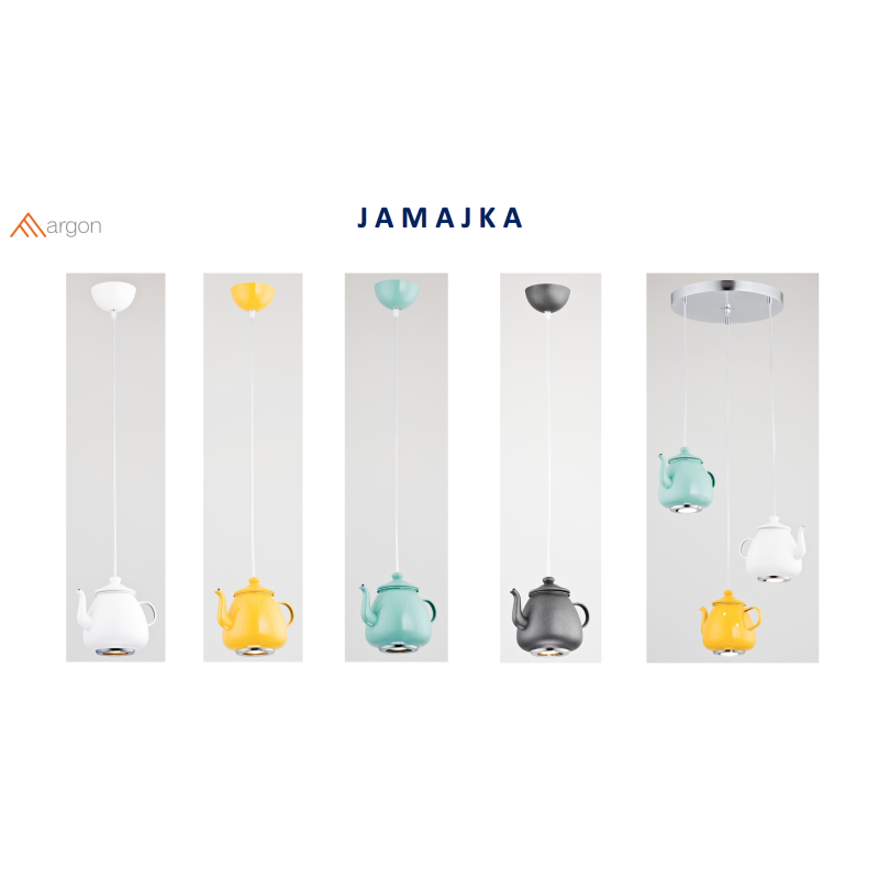 Suspension luminaire JAMAJKA GU10 - blanc