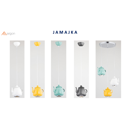 Lampe Suspendue design JAMAJKA GU10 - menthe