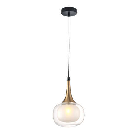 Lampe Suspendue design KONILA G9 - noir / transparent