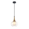 Lampe Suspendue design KONILA G9 - noir / transparent
