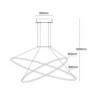 Lampe Design suspendue HALIFAX LED 45W 4000K - noir