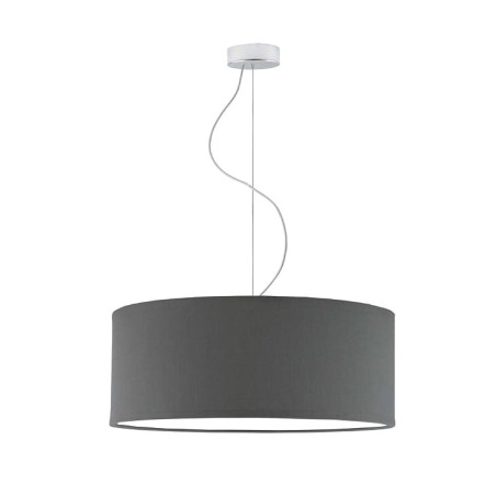 Lampe Suspendue avec abat-jour HAJFA Ø60 E27 - chrome / gris