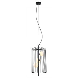 Lampe Suspendue design HAYDEN 3xG9 25W - noir