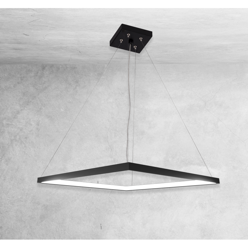 Luminaire Design suspendue IZUMI anneau à l'intérieur LED 36W 4000K CRI90 - noir