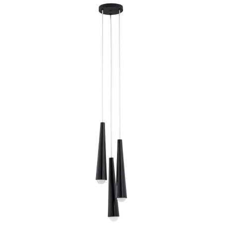 Lampe Suspendue design HOLLYWOOD 3xE14 - noir