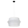 Lampe Suspendue avec abat-jou LOTUS E27 - noir / gris