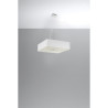 Lampe Suspendue avec abat-jour LOKKO 55x55 5xE27 - blanc